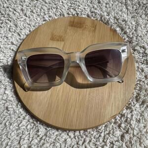 Chunky Acrylic Cat Eye Sunglasses